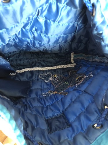Stephen Joseph Quilted Mini Backpack Blue Airplane Appliques for "Preston" - 第 6/9 張圖片