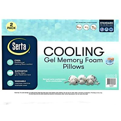 Serta Gel Memory Foam Cluster Pillows (2-pack) main image 1