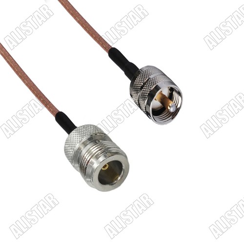 N Female Jack to UHF PL-259 PL259 Male Plug Connector Pigtail RG316 Coax Cable - Picture 4 of 4