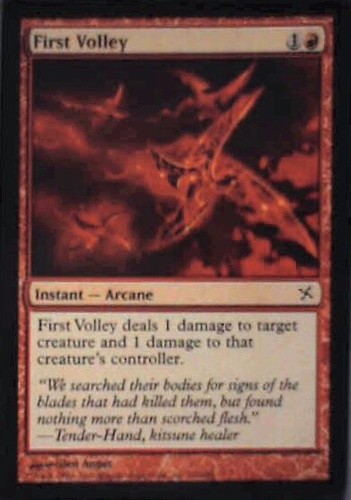 First Volley (100/165) Betrayers of Kamigawa MTG