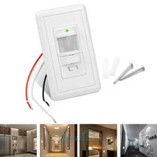 180° LED Infrared PIR Motion Sensor Detector Outdoor LED Wall Light Switch