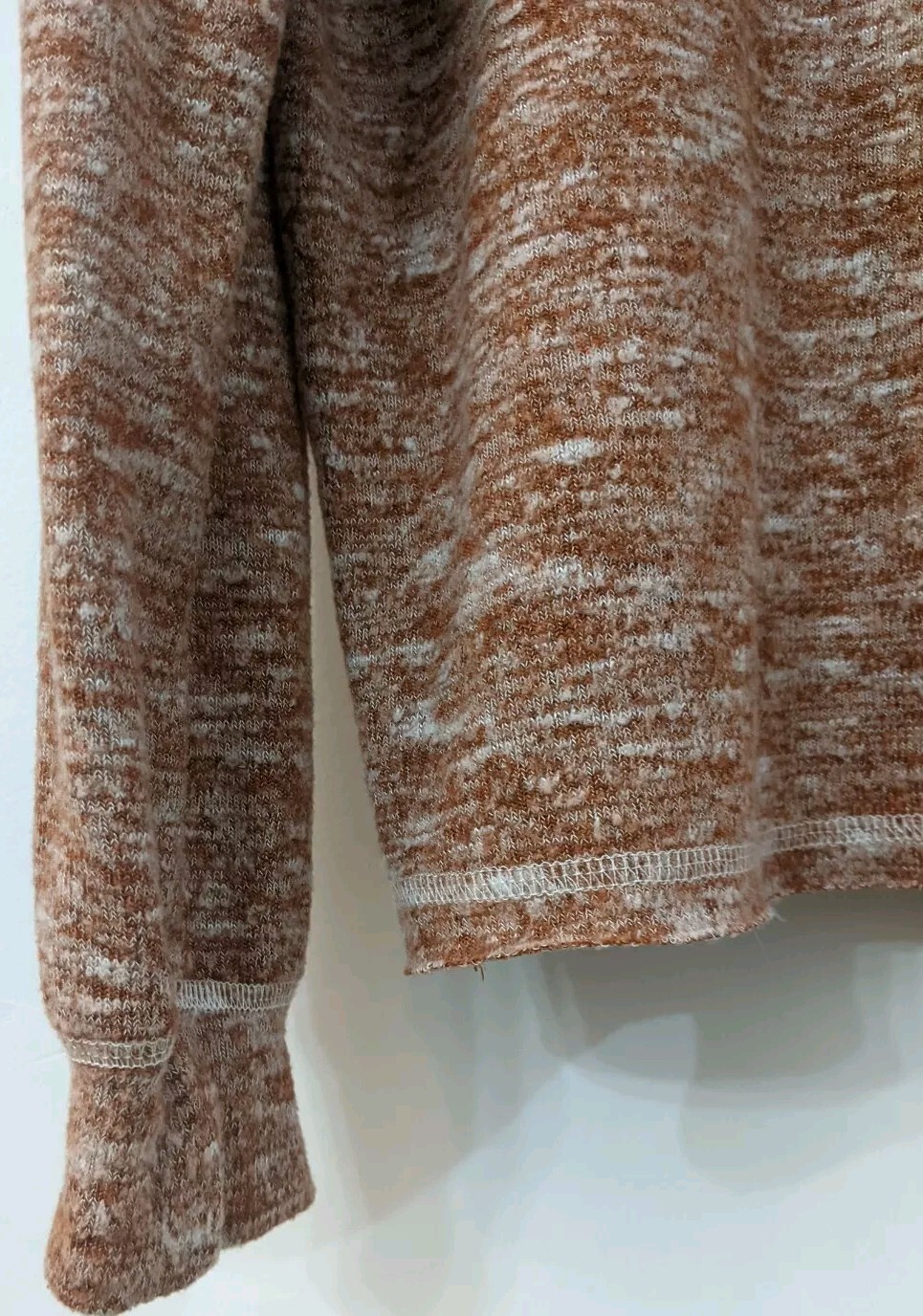 Universal Thread Burnt Orange White Speckled Turt… - image 3