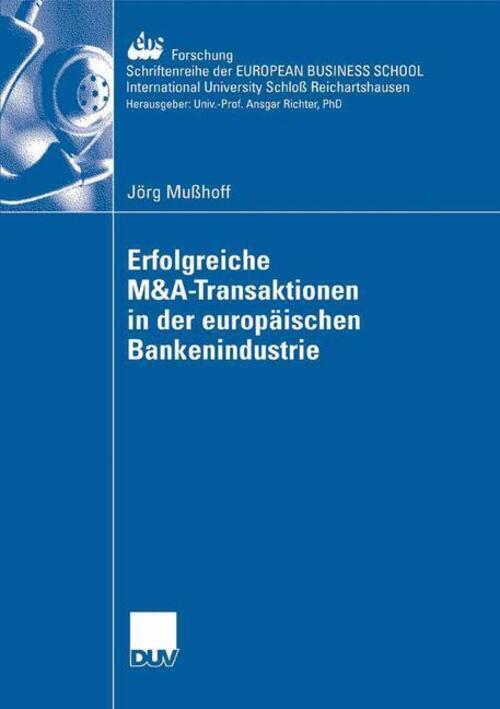 Thumbnail - Jörg Mußhoff | Erfolgreiche M&a-transaktionen In Der Europäischen...