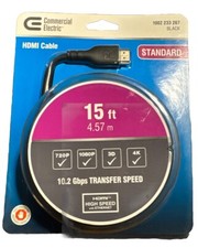  BRAND NEW IN BOX Commercial Electric 15 ft. Standard HDMI Cable