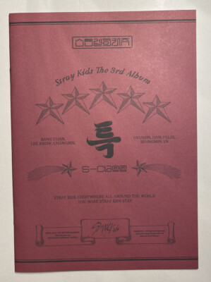 Kpop STRAY KIDS 5 Star Preorder Official Booklet