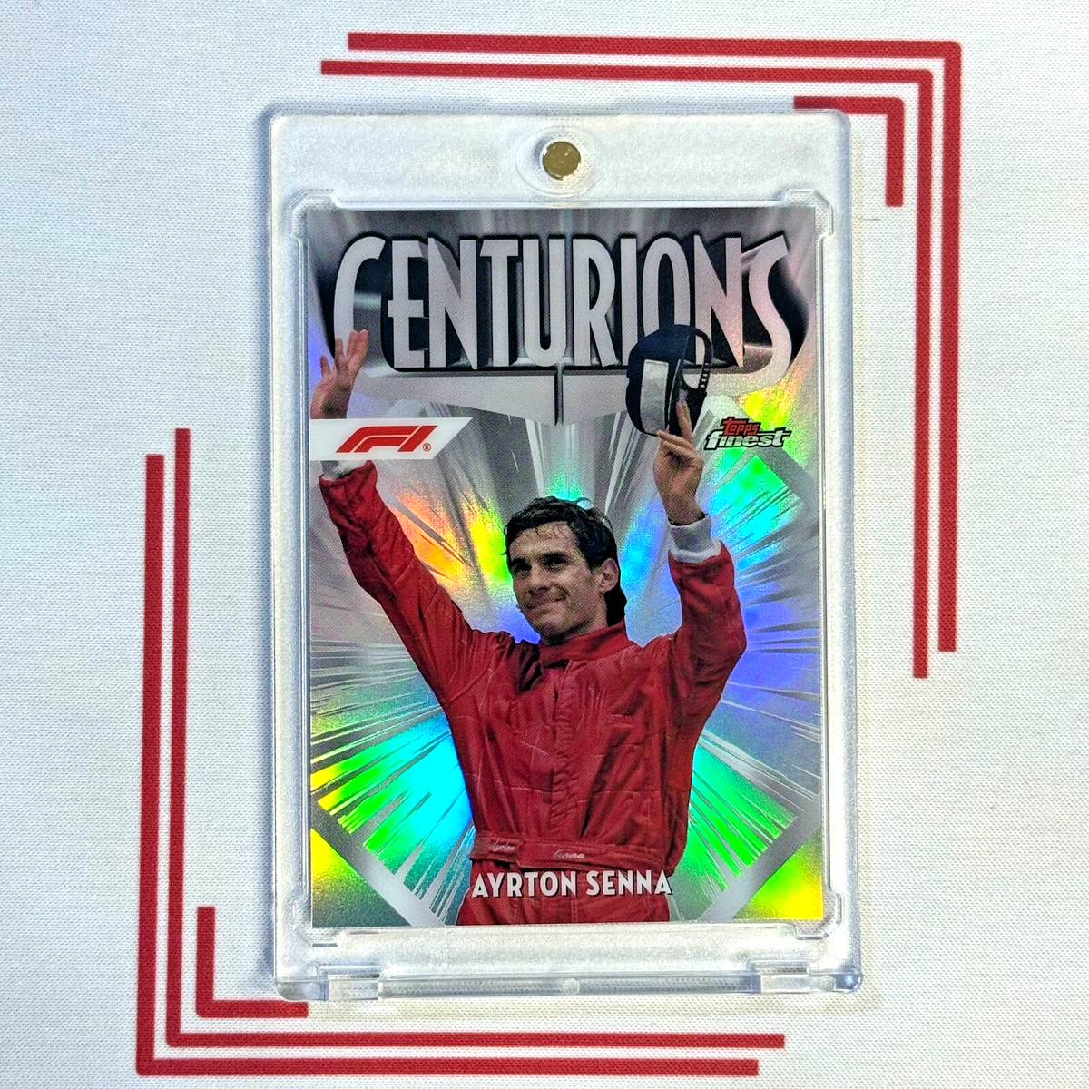 2024 Topps Finest Formula 1 F1 AYRTON SENNA Centurions Case
