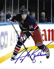 Taylor Pyatt Signed Autograph New York Rangers 8x10 NY