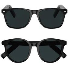 Bluetooth Smart Glasses with Speaker His Hers Music Sunglasses Music Headset 2PK