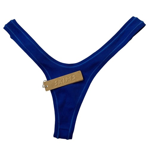 NWT 2 pairs SOPHIE B THONG PANTIES poly/spandex w lace 12437 sz S