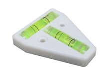 WEATHERPROOF TWO WAY SPIRIT LEVEL for caravan trailer motorhome motor home