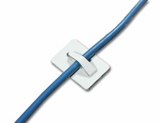 Self Adhesive Sticky Back Cable Clips Fixings 4 Sizes