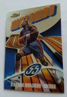 DIKEMBE MUTOMBO, 2003-04 TOPPS FINEST #55, KNICKS