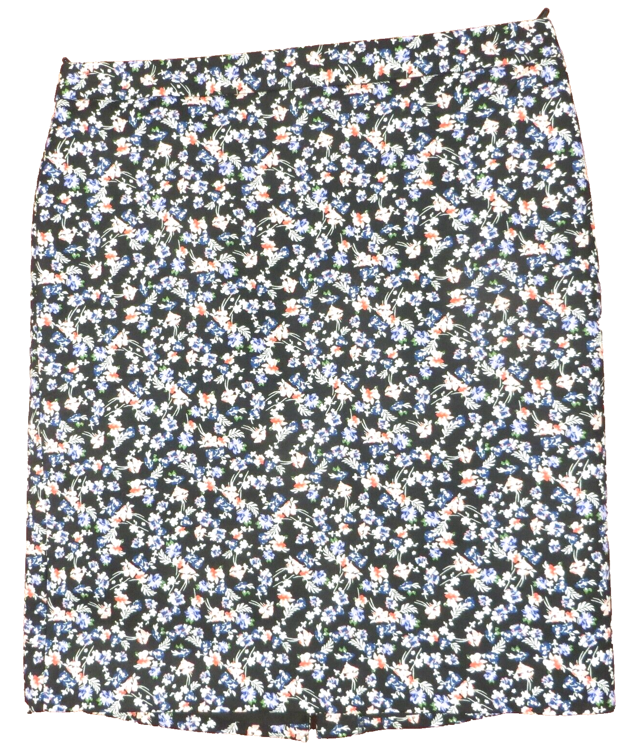 LIZ CLAIBORNE Women Floral Cotton Pencil Skirt Size 10 Multi
