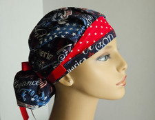 Bouffant/Ponytail Combo - Patriotic