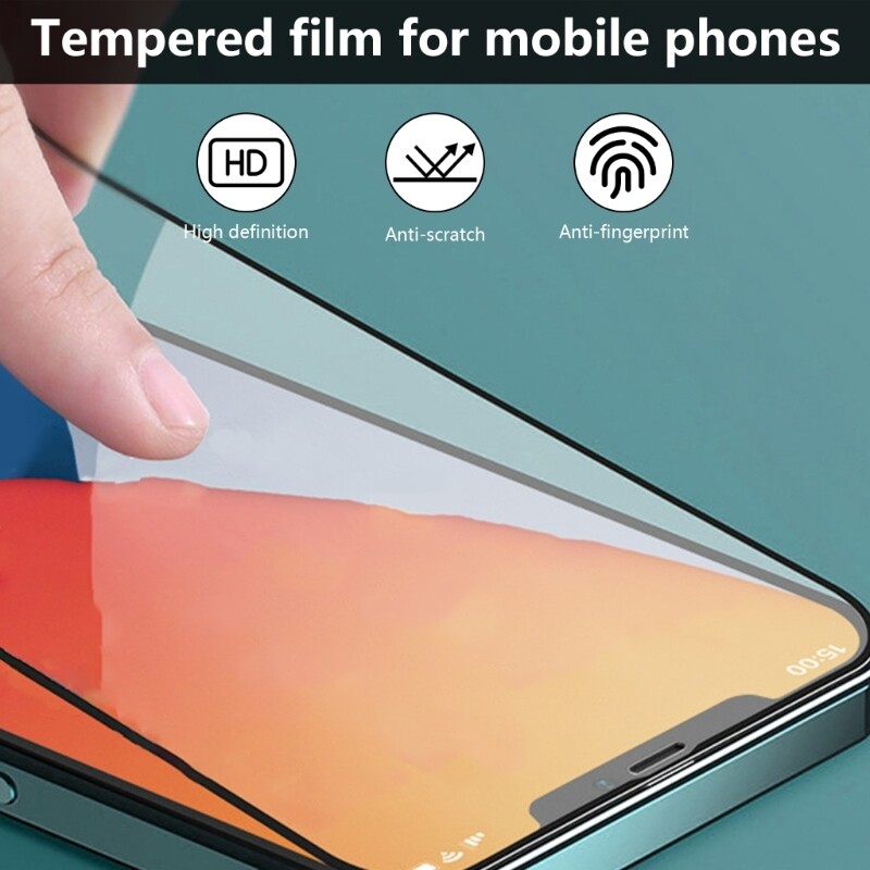 Tempered Glass Film for Phone 13 6.1inch Shatterproof Film Easy Installation