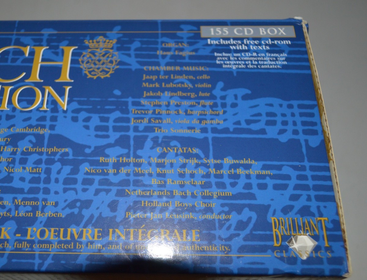 Bach Edition: Complete Works (CD, Nov-2006, 155 Discs, Brilliant