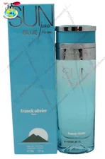 Sun Java Blue by Franck Olivier 2.5 oz Eau De Toilette Spray for Men New In Box