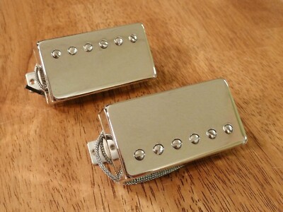 THE ''CUSTOM HUMBUCKER SET'' NICKEL TRUE HISTORIC HUMBUCKER TONE UNPOTTED ALNICO 3