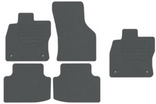 Veloursfußmatten für Cupra Leon PHEV ab Bj. 2020 Automatten Passend GRAU STD 4+1