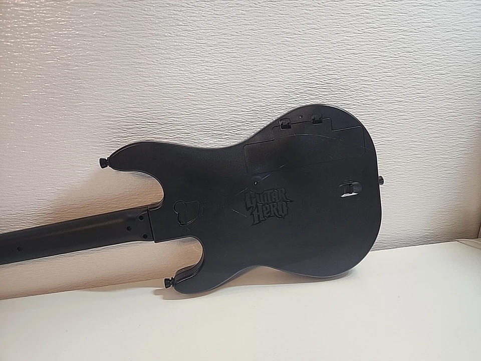 Nintendo Wii Guitar Hero Red Octane Sunburst Controller 95455.805 NoStrap TESTED - Image 4 of 4