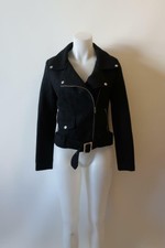 Womens Signature8 Wool Blend Moto Jacket M *