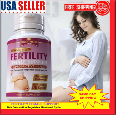 FEMALE FERTILITY  Natural Supplement 60 Capsule-Herbal & Natural