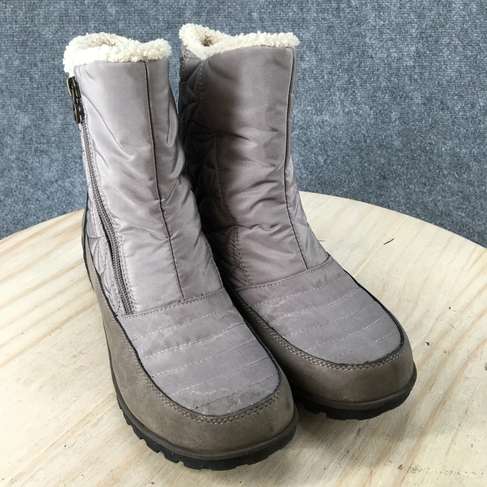 JBU by Jambu Botas Mujer 9.5 M Copo de Nieve Tobillo Invierno Botines B9SNF54 Beige Foto 3 de 4