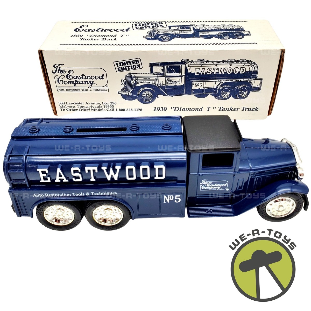 アーテル 1930 イーストウッド ダイアモンド タンカートラック The Eastwood Company 1930 Diamond T Tanker Truck Coin Bank