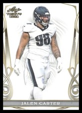 2023 Leaf Trinity Jalen Carter Rc #77
