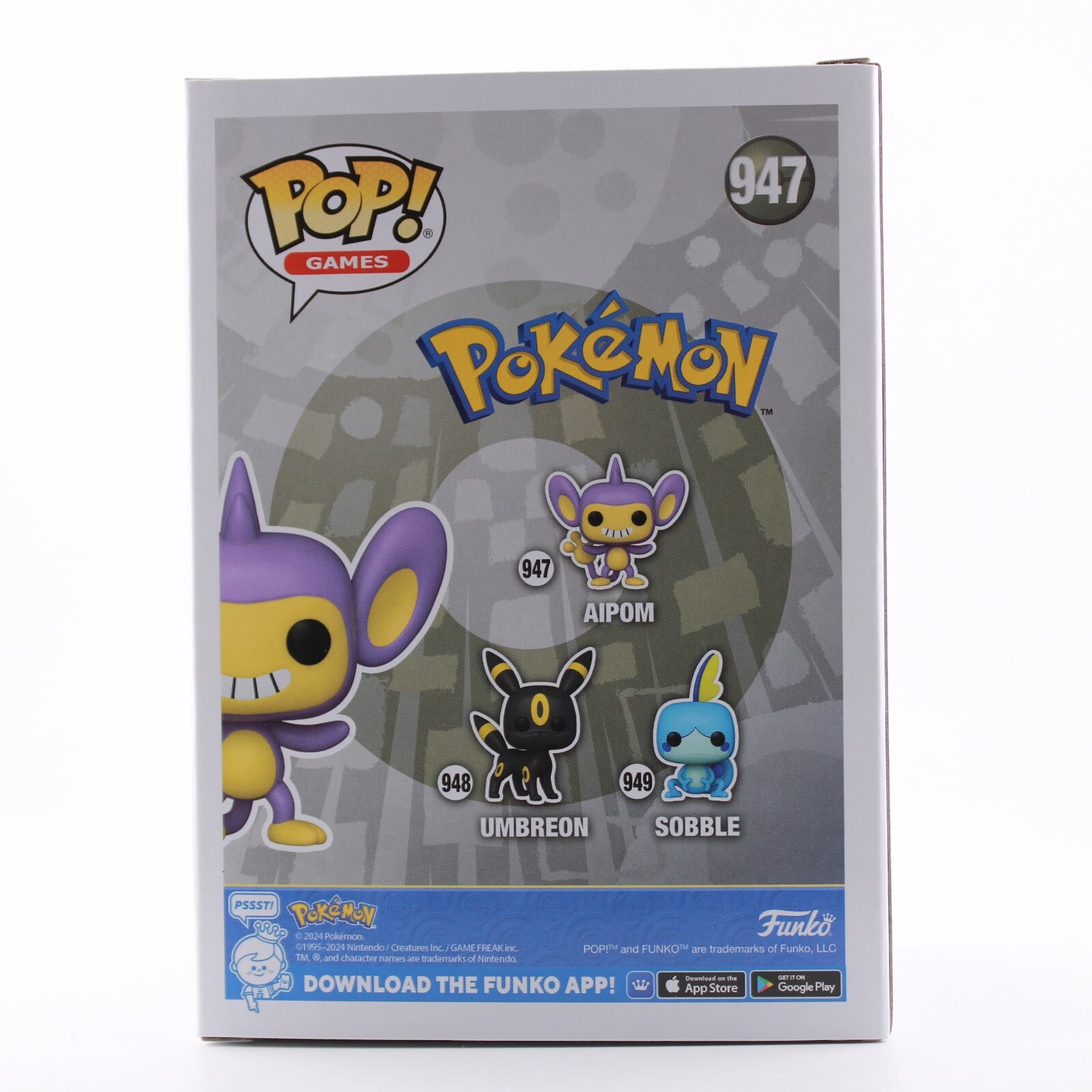 Funko POP Pokémon AIPOM Flocked #947 Special Edition with Protector