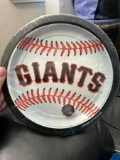 Amscan 18ct. SF Giants 9" Paper Party Plates New!!!