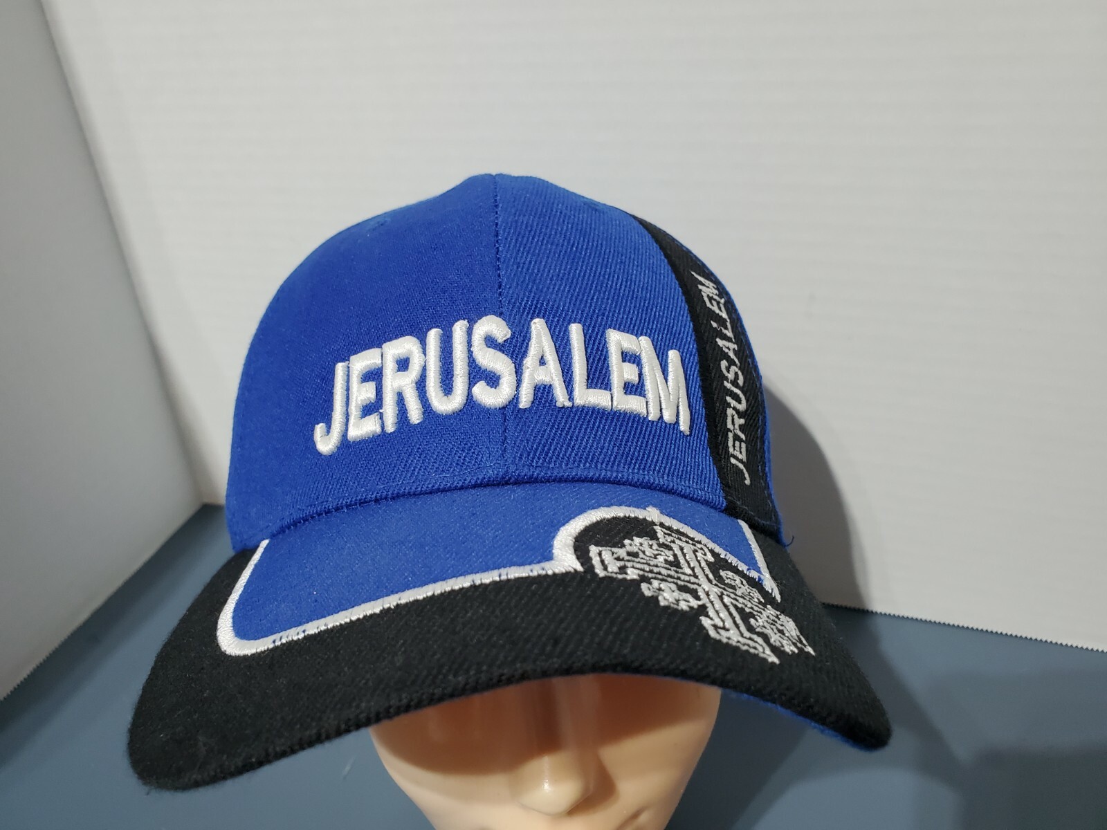 Jerusalem Strapback Baseball Hat Cap Embroidered … - image 4