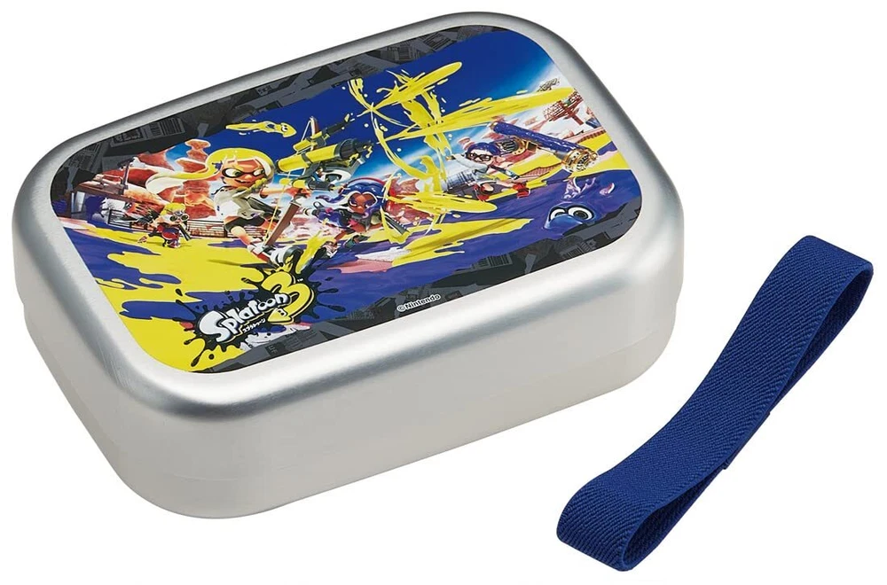 Skater Bento Box 370Ml Splatoon 3 Aluminum Warm Ware Compatible For Child No.312