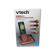 RED VTECH☆ CS6719-16 Cordless Phone with Caller ID/Call Waiting New/Open Box