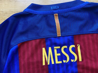 BARCELONA 2016 2017 HOME SHIRT JERSEY NIKE 776850-481 sz S MEN #10