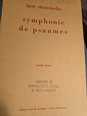 Strawinsky Collection Score 2