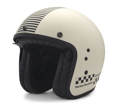 Harley-Davidson Jethelm - Motorradhelm - Weiß - Gr. L-XXL