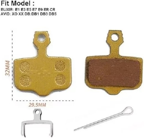 2 Paar E Bike Scheibenbremsbeläge Quiet Resin für Elixir E1 E3 E5 E7 E9 - Bild 1 von 6