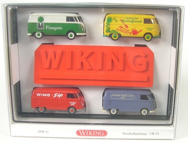 VW T1 - Set (4 Models) 1:87 Wiking