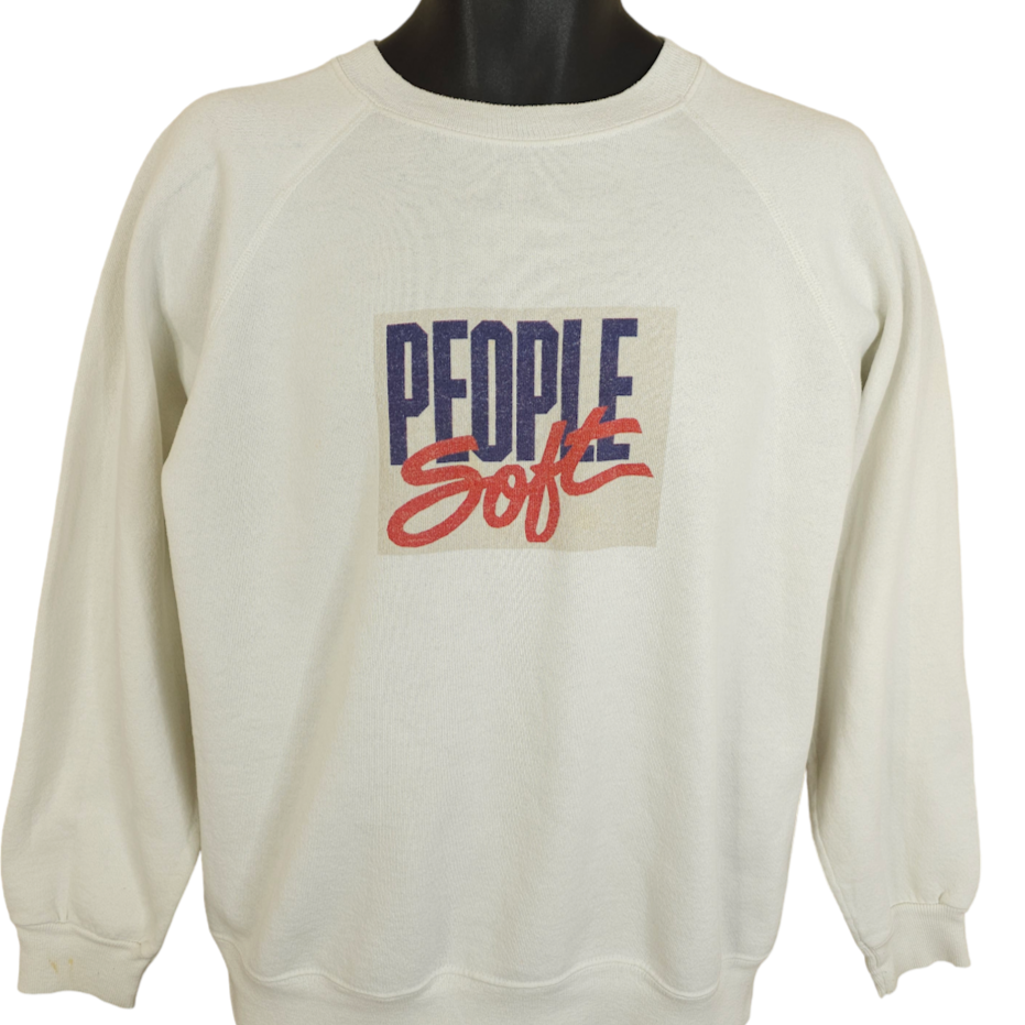 Vintage PeopleSoft Software Sweatshirt Mens Size Medium 90s