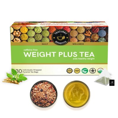 TEACURRY Weight Gain Tea - Tea for Weight Gain (30 Tea bags)