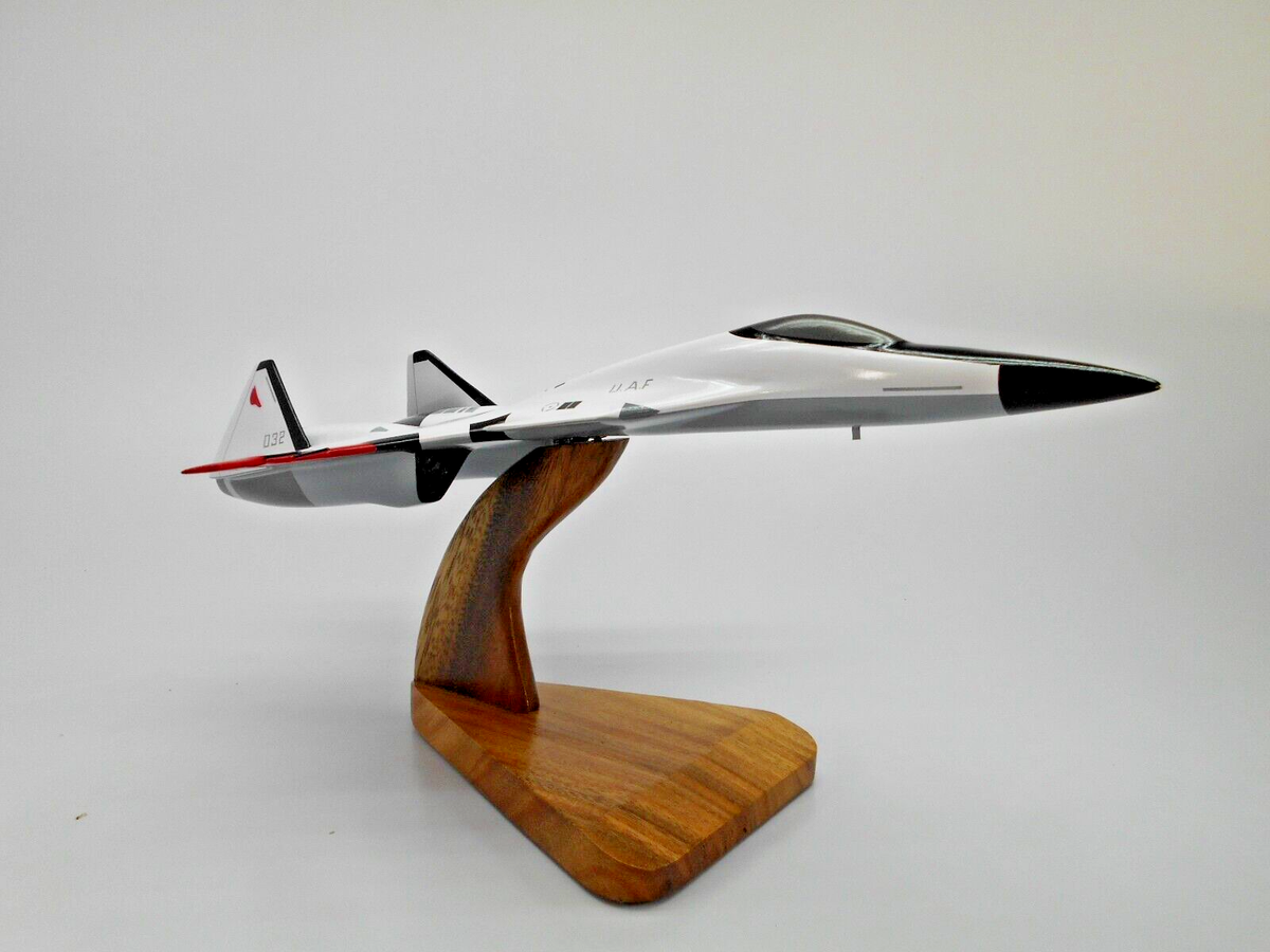 ADFX-02 Morgan Ace Combat Zero Aircraft Desktop Kiln Dried Wood