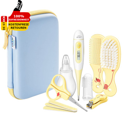 Philips Avent Babypflege-Set Set Digitalthermometer Nasensauger Baby Nagelschere