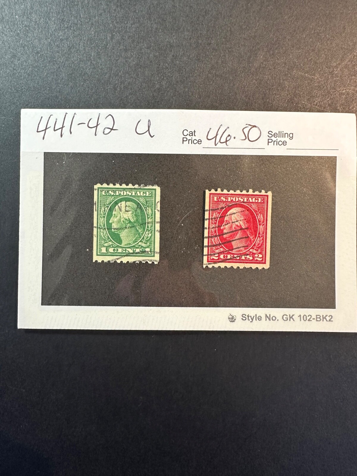 Scott # 441 & 442  2024 Scott Catalogue Value $ 46.50 very nice 2cent!!