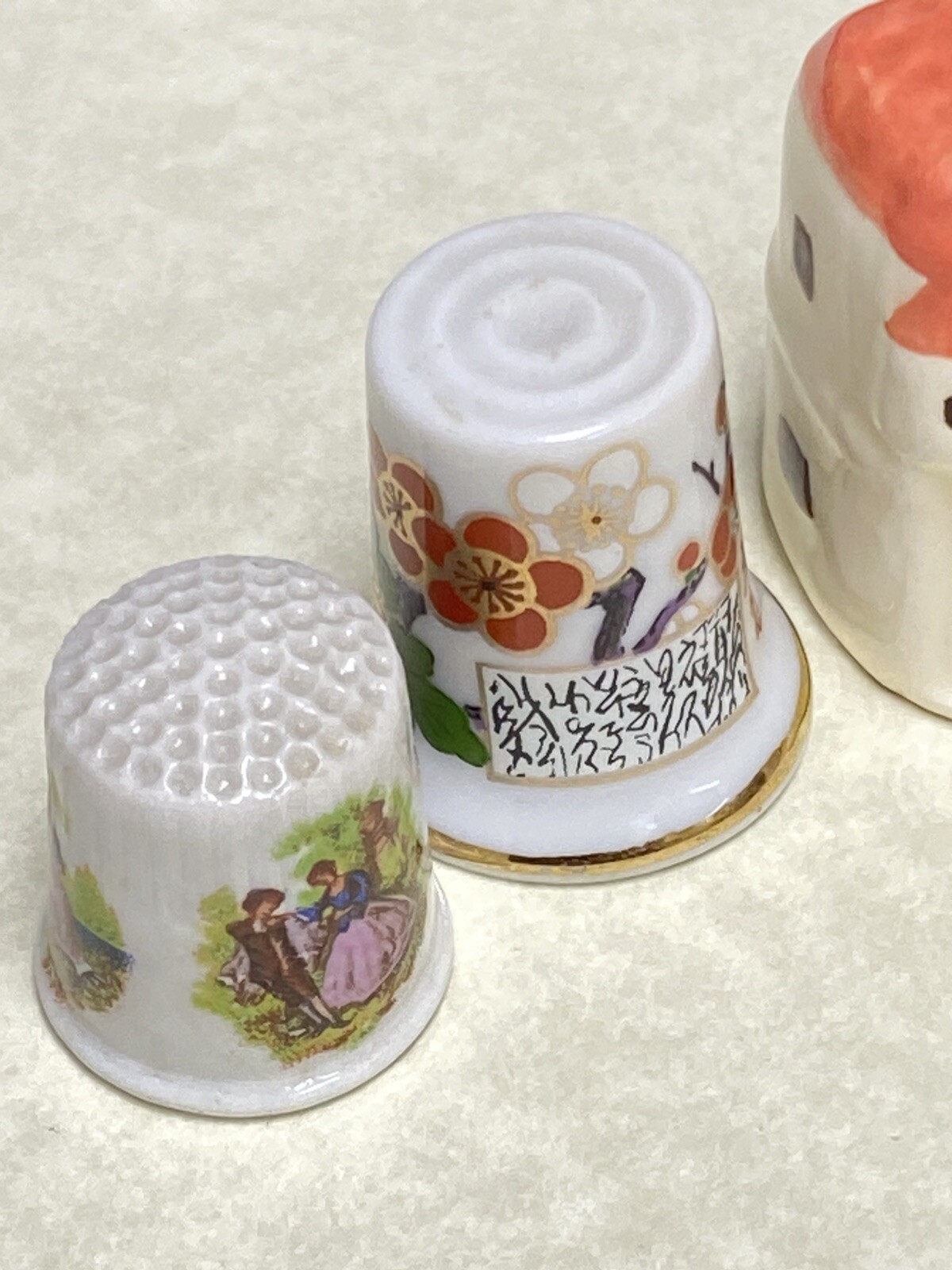 LOT OF 7 Porcelain Collectors Thimbles eBay