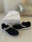 Jimmy Choo Verona Womens Sneakers Black Size 35 Brand New RRP €595