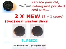 TORBECK Mk1 FLOAT SEAL WASHER RUBBER DISC DISK FOR DIAPHRAGM ACTIVATION OLD TYPE
