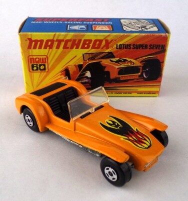 Matchbox Superfast LOTUS SUPER SEVEN # 60 MINT MIB Box