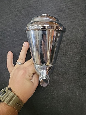 #ad Bobrick Model 7L Soap Dispenser 50s Gas Station Style Man Cave Garage $45.00