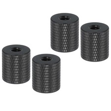 4 Pcs 1/4" Female to 3/8" Female Tripod Nut Camera Mount Screw1, 18 mm